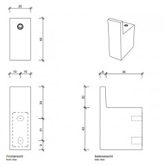 Decor Walther CONTRACT Крючок, хром