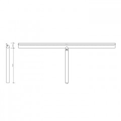 Decor Walther EASY XL Cкребок, цвет: хром