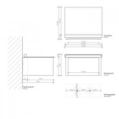 Decor Walther FB 2 Бокс для влажных салфеток 14.5x12.5x8см, подвесной, цвет: хром