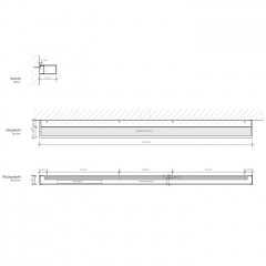 Decor Walther Box 120 N LED Светильник настенный 120x10x5см, светодиодный, 1x LED 65.6W, цвет: хром