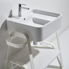 SIMAS HOP Раковина чаша подвесная 60x50xh18 см, без отв. для смесителя, цвет белый