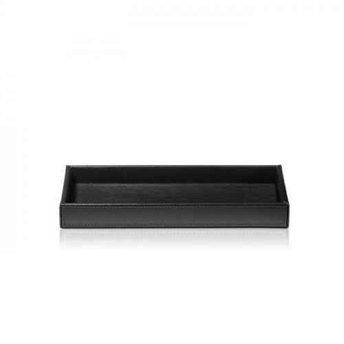 Decor Walther Brownie Tab M Лоток универсальный 22x10.5см, цвет: черная кожа