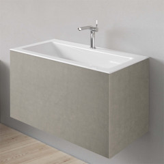 BETTE Loft Раковина встраиваемая сверху 800х495х100 мм, без перелива, с 1 отв под см. цвет белый (СПЕЦЦЕНА со склада)