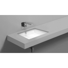 SIMAS Lavabi d'arredo Раковина встраиваемая под столешницу 48х37 см без отв под смеситель, с переливом, цвет белый