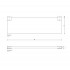 Decor Walther Corner GLA40 Полочка стеклянная 40x12см, цвет: черный матовый