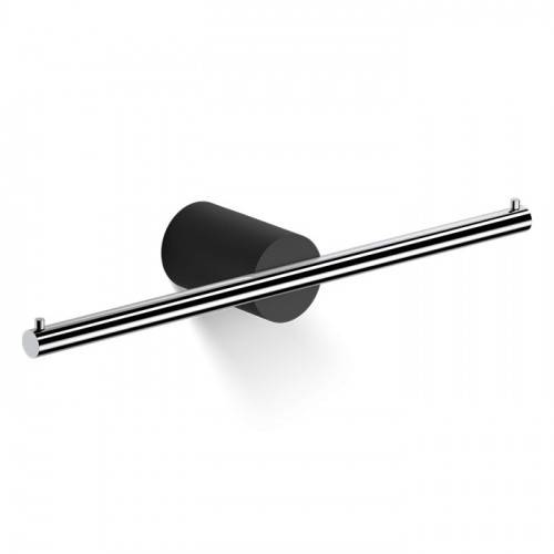 Decor Walther Black Stone TPH2 Держатель туалетной бумаги, двойной, цвет: черный матовый / хром