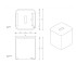 DECOR WALTHER STONE KBQ Коробка для салфеток 135x135x135 мм., настольная, цвет белый матовый