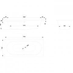 BETTE Starlet Ванна с шумоизоляцией 170х75х42, белая с BetteАнтислип Sense