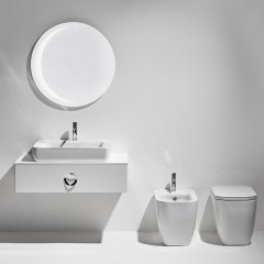 Simas Henges Биде напольное 38х55 см, с 1 отв под смеситель, цвет белый(без креплений F91)