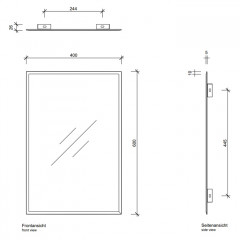 Decor Walther Space 14060 Зеркало 40x60см, с фацетом