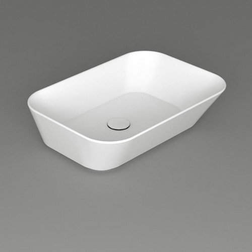 SIMAS WAVE Раковина чаша прямоугольная 60х42х16,5 см,без отв под смеситель,цвет белый