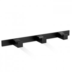 Decor Walther Corner HAK3 Панель с 3 крючками 18x4см, цвет: черный матовый