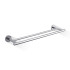 Decor Walther Basic HTD65 Полотенцедержатель двойной 65см, цвет:хром
