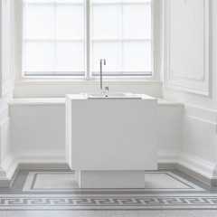 BETTE One Раковина встраиваемая на столешницу 600×495×130 мм, без отв под смес.с перел. с крепл. в компл.цвет белый (СПЕЦЦЕНА со склада)