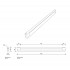 Decor Walther Omega 200 Светильник настенный 4x8.5x100.5см, 1x S14S 100cm 2 Sockets, цвет: никель сатинированный