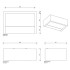 Decor Walther Box 1-15 N LED Светильник на зеркало 15x10x5см, светодиодный, 1x LED 18.4W, цвет: черный матовый