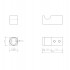 Decor Walther Corner HAK4 Крючок, цвет: черный матовый