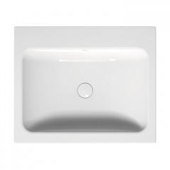 BETTE One Раковина встраиваемая на столешницу 600×495×130 мм, с 1 отв под смес. с перел. с крепл. в компл.цвет белый (СПЕЦЦЕНА со склада)