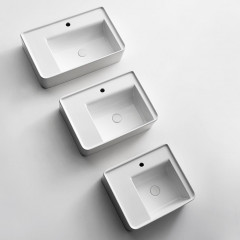 SIMAS RATIO Раковина чаша подвесная 75x46xh18 см, с 1 отв. для смесителя, без перелива, цвет RUBINO