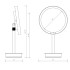 Decor Walther Round Just Look SR Косметическое зеркало 21.5x44см, настольное, увел. 5x, подсветка LED, цвет: белый матовый (Снято с пр-ва)