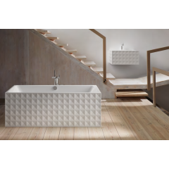 Bette Lux Loft Ornament Раковина пристенная подвесная 810×510×420 мм, без отв под смеситель, без перелива , с крепежами,цвет белый