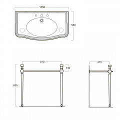 SIMAS Arcade Структура для консоли AR874, цвет хром