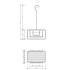 Decor Walther DW 226 Корзина универсальная 18.5x12.5x35см для душа, подвесная, цвет: Nero opaco