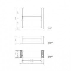 Decor Walther Brick TPH5 Держатель туалетной бумаги, подвесной, цвет: хром