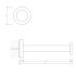 Decor Walther Basic ERH Держатель запасного рулона настенный, цвет: хром