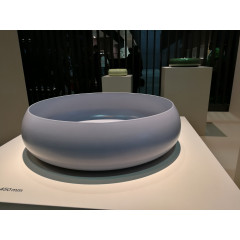 BETTECraft Раковина-чаша на столешницу круглая , 45х45х12 cм, без отв. под смеситель и перелива, цвет blue satin