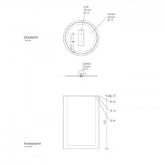 Decor Walther Stone DMD M Баночка универсальная 13x8см, с крышкой, цвет: белый / хром