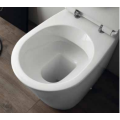 Simas Gambassi Унитаз приставной безободковый 56.5х37,5 см, цвет белый