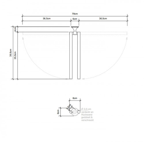 Decor Walther Classic HTH2 Полотенцедержатель двойной, поворотный, подвесной, цвет: никель полированный