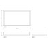 Decor Walther Brownie Tab L Лоток универсальный 28x16см, цвет: черная кожа