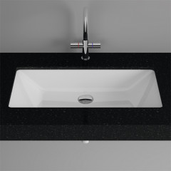 BETTE Loft Раковина встраиваемая снизу 740х386х100 мм, без перелива, без отв под см. цвет белый