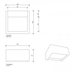 Decor Walther Box 10 Светильник настенный 10x10x5см, 1x G9 max. 60W, цвет: хром