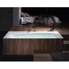 Bette Lux Ванн прямоугольная с шумоизоляцией 170x75x45 cm, с самоочищающимся покрытием BetteGlasur ® Plus, цвет белый,(для удлиненного слива-перелива)