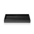 Decor Walther Brownie Tab L Лоток универсальный 28x16см, цвет: черная кожа