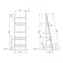 Decor Walther Basket Tab2 Лоток универсальный 30x16см, цвет: ротанг светлый