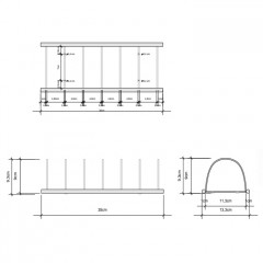 DECOR WALTHER DW 221 Полотенцедержатель, отдельностоящий или настенный, цвет черный матовый