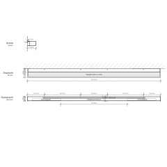 Decor Walther Box 150 N LED Светильник настенный 150x10x5см, светодиодный, 1x LED 82.0W, цвет: черный матовый
