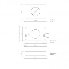 Decor Walther FB 5 Диспенсер гигиенических пакетов 13.5x9x3см, подвесной, цвет: хром