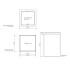 Decor Walther DW 113 Корзина для бумаги 20x20x30см, с крышкой, цвет: белый матовый