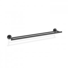 Decor Walther Basic HTD65 Полотенцедержатель двойной 65см, цвет:черный матовый