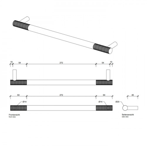 Decor Walther Club HTE40 Полотенцедержатель 40см, цвет: золото матовое