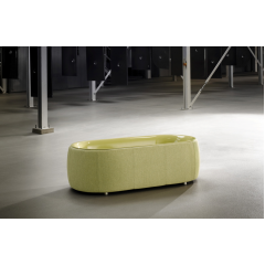 Bette Lux Oval Couture Ванна отдельностоящая с шумоизоляцией 180x80x45 см, цвет зеленый мох 016