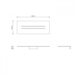 Decor Walther Лоток для душа MK DA - Белый матовый