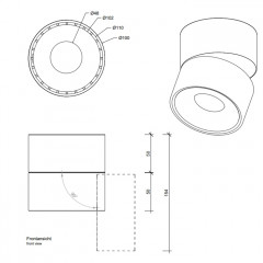 Decor Walther Studio L LED Светильник 10x10.5см, светодиодный, 1x LED 14W, цвет: хром