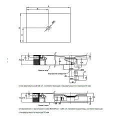 BETTE Душевой поддон 1000x1000 мм, квадратный, слив в центре - D90 мм, цвет белый