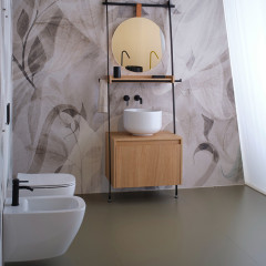 SIMAS JUNIPER Унитаз напольный безободковый 53,5x370xh42см, смыв Tornado, цвет белый глянец